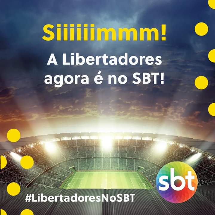 SBT assina contrato e abre transmissões da Libertadores com Palmeiras