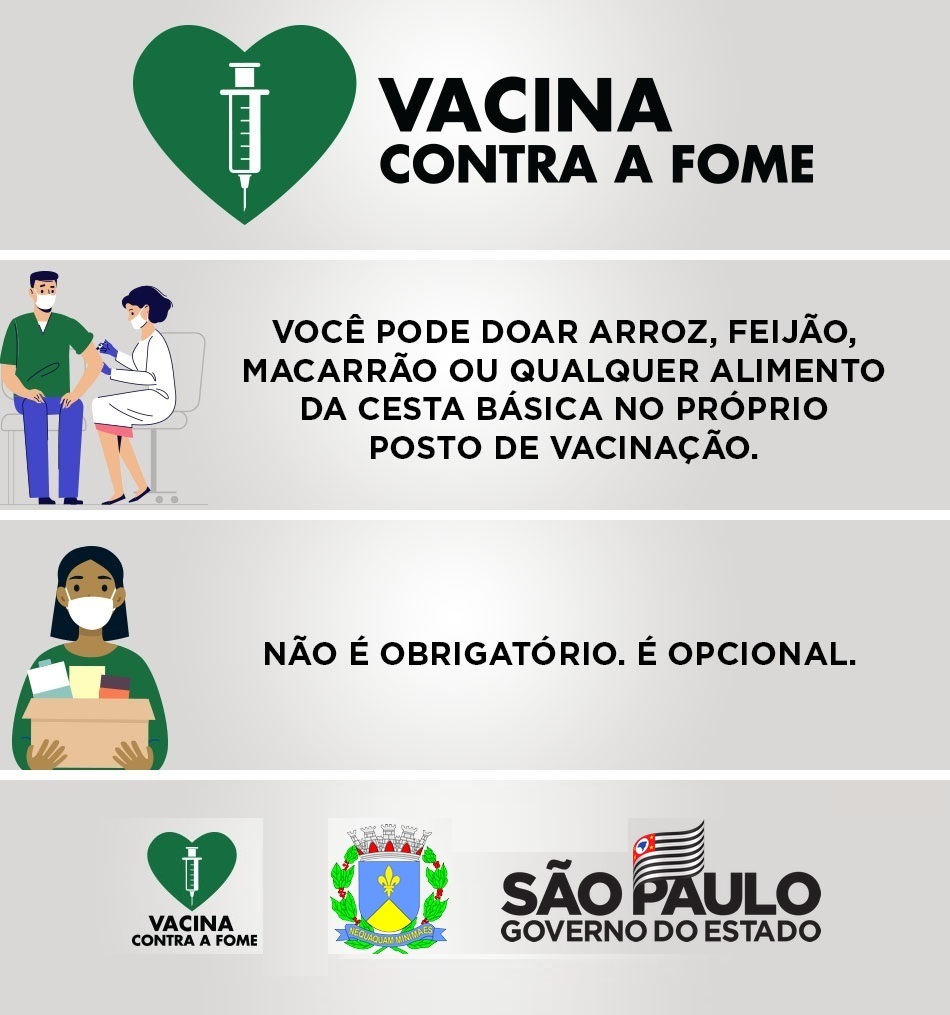Secretaria de Assistência Social lança a campanha “Vacina contra a Fome”