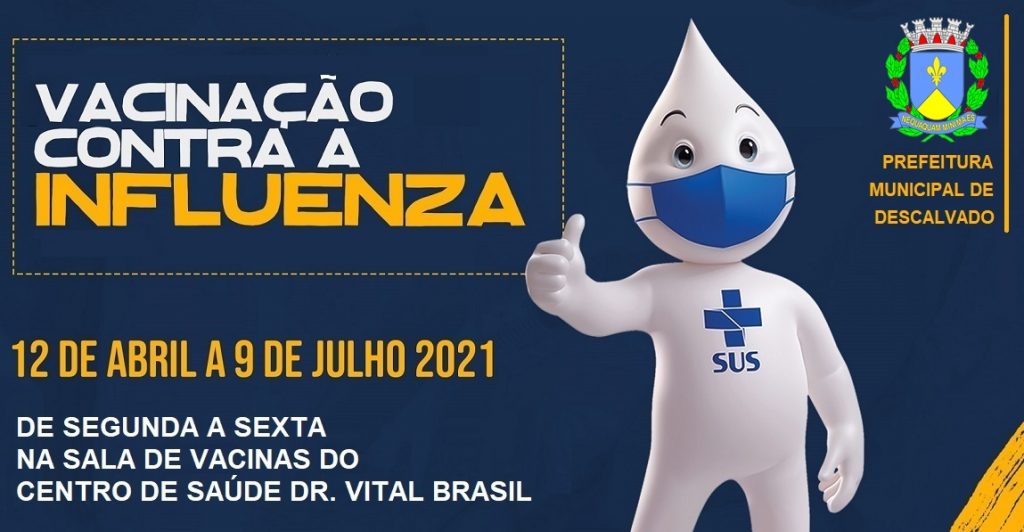 Campanha de Vacinação contra a Gripe prossegue até o dia 9 de julho
