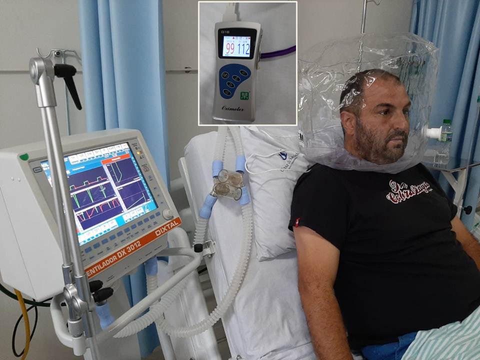 Descalvado recebe a doação de capacetes de oxigenação HELMET que ajuda na recuperação de pacientes com Covid