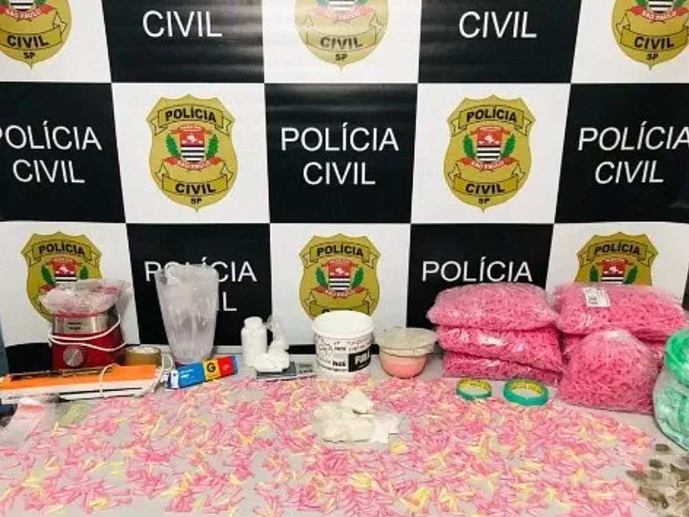 Dise de São Carlos apreende 1,2 mil pinos de cocaína no Jardim Embaré￼