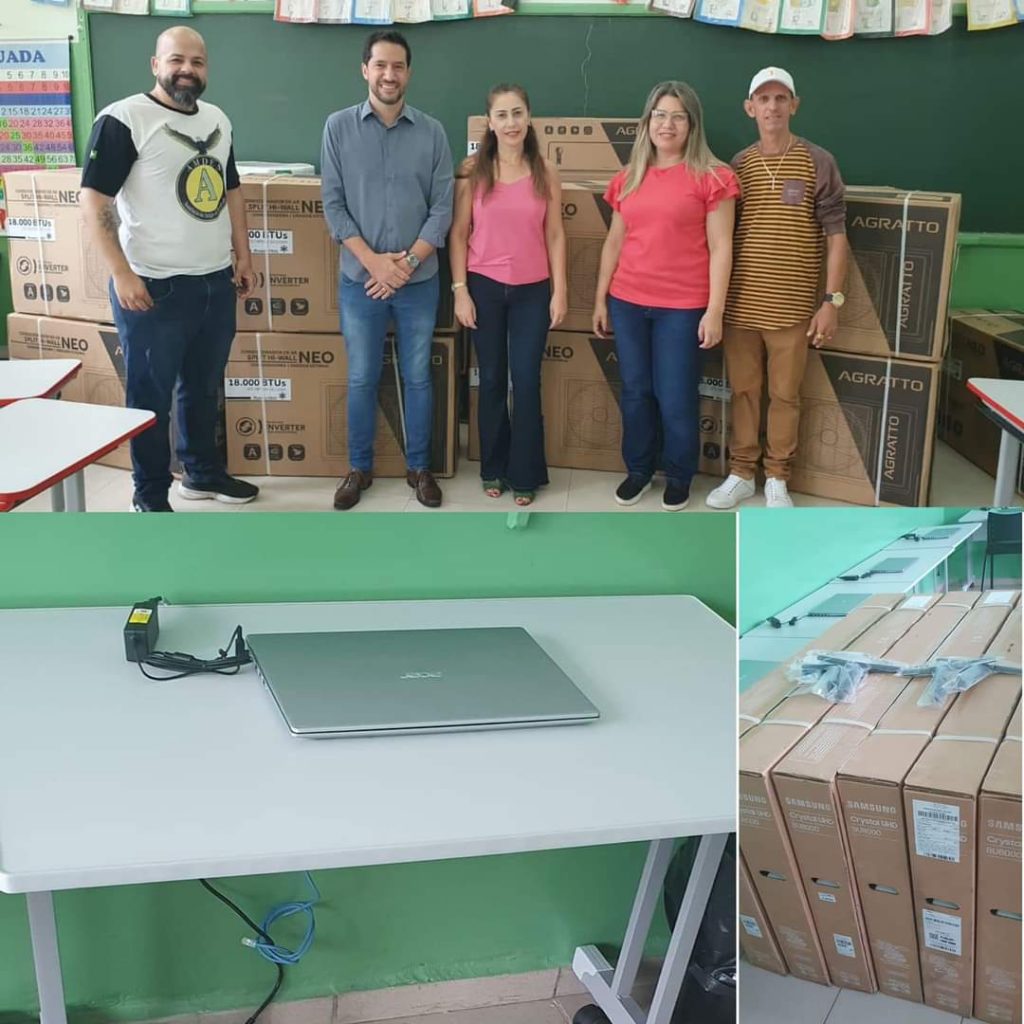 EMEF Dirce Sartori Serpentino no Jardim Albertina será a primeira escola pública de Descalvado a ter ar-condicionado em todas as salas de aula, biblioteca e laboratório