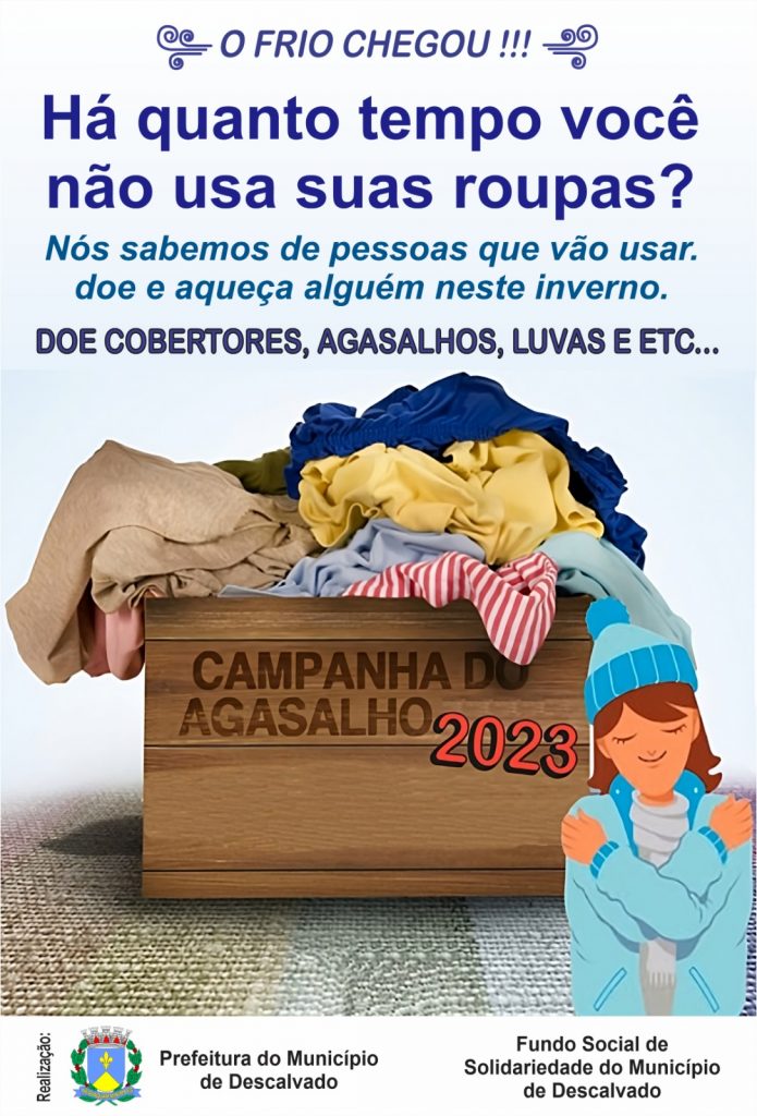 Fundo Social anuncia o “Dia D Arrecadação” para a Campanha do Agasalho 2023