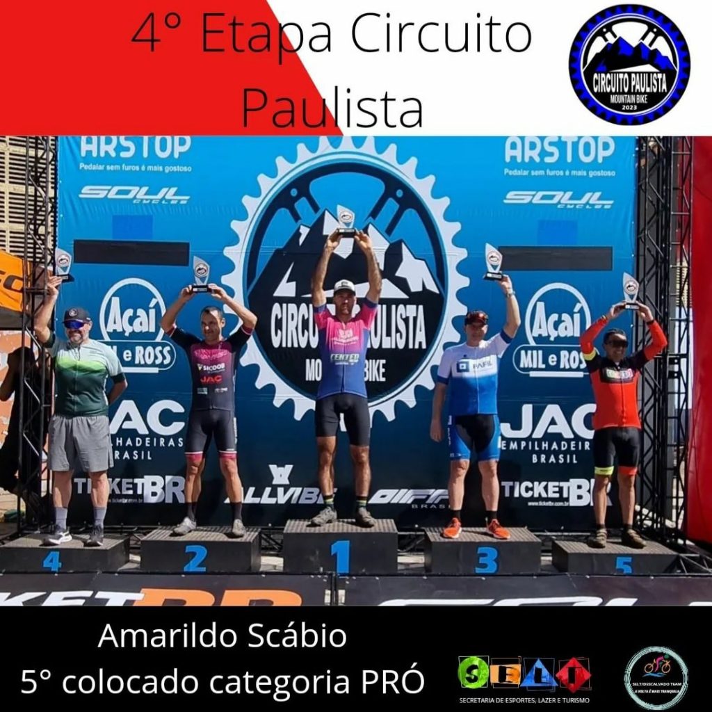 Equipe SELT conquista pódio na 4º Etapa do Paulista de MTB