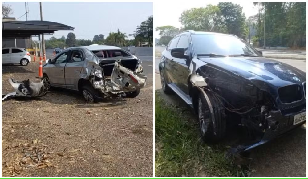 REGIÃO: Mulher fica ferida em acidente envolvendo BMW de médico na SP-318 em São Carlos