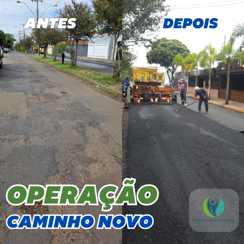 Operação Caminho Novo realiza recapeamento asfáltico na Rua Coronel Manoel Leme