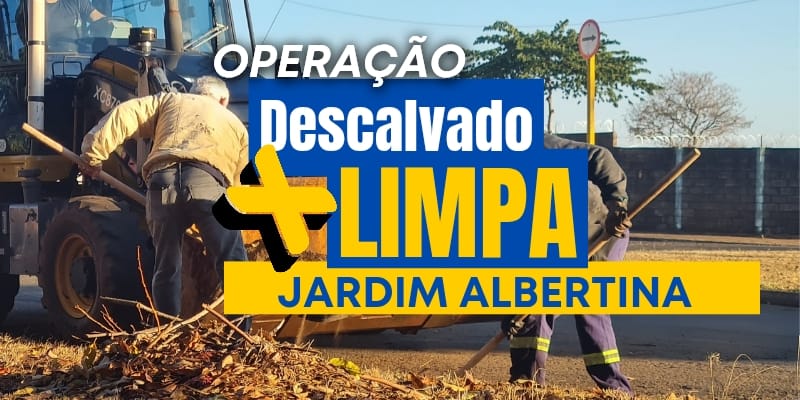 Mutirão de Limpeza mobilizou moradores do Jardim Albertina em Descalvado no último sábado (26).