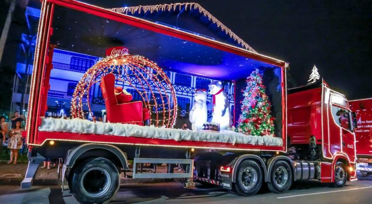 Caravana da Coca-Cola passará por Descalvado em 11 de dezembro; trajeto será divulgado em breve