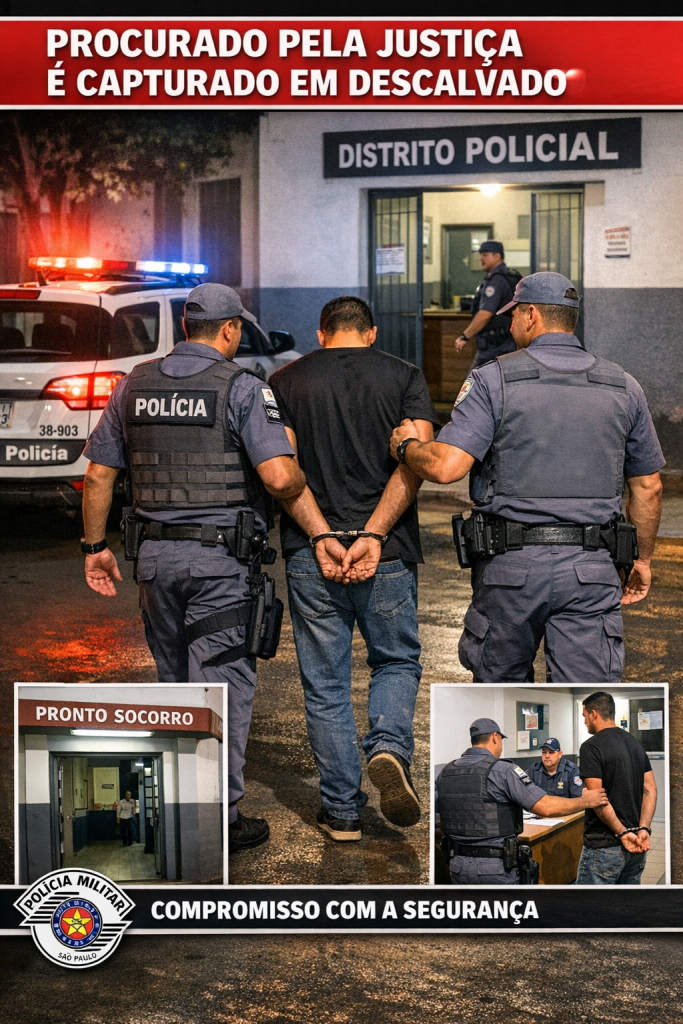 Polícia Militar captura procurado pela Justiça em Descalvado