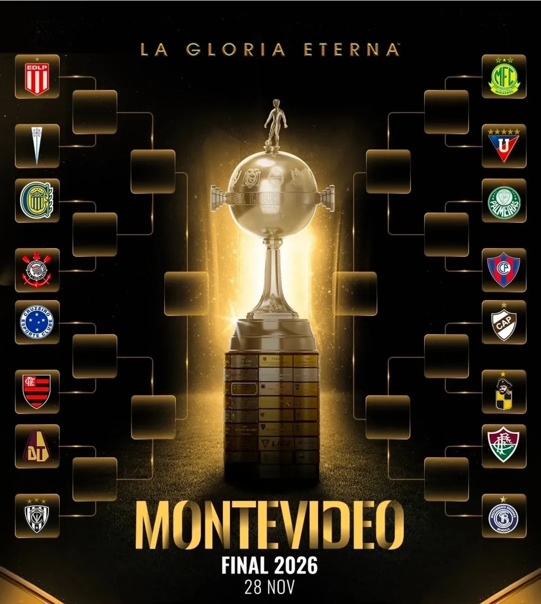 Conmebol define confrontos das oitavas de final da Libertadores 2026